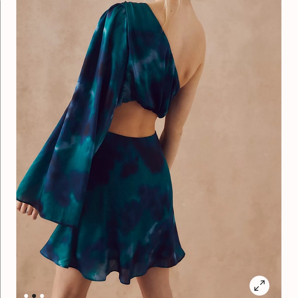 Free people one shoulder dress NWT